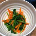 木漏れ日の台所's cooksnap of when they made うちの味☆栄養第一❣三つ葉と人参の箸休め.