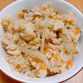 sakurako料理修行中's cooksnap of when they made 鶏とごぼう炊き込みご飯.
