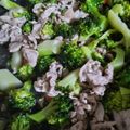 まりゆりひろこ's cooksnap of when they made ブロッコリーと豚肉の塩炒め♡.