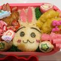 あちゃりん's cooksnap of when they made キャラ弁☆大人気ちいかわ☆うさぎ弁当☆.