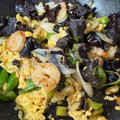 Albanana's cooksnap of when they made きくらげとエビとふんわり卵の中華炒め.