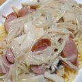 ナーちゃん's cooksnap of when they made キノコのクリームパスタ.