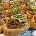 TATSUMIちゃん's cooksnap of when they made 甘辛牛肉のわさびいなり寿司.