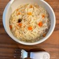 わか★'s cooksnap of when they made [幼児食]野菜たっぷり納豆卵うどん.