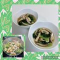 yukakobi☆'s cooksnap of when they made 煮卵の残り汁で青菜とちくわと油揚げの煮浸.
