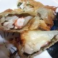 はにゅ～ん's cooksnap of when they made 梅肉風味☆さっぱり春巻き☆切って巻くだけ.