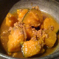 みちっぷ's cooksnap of when they made かぼちゃと豚挽肉の煮物.