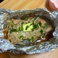 クックP9G95W☆'s cooksnap of when they made 秋鮭のバター醤油ホイル焼き.