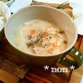ｎｏｎｍａｍａ's cooksnap of when they made きのこのあったかチャウダー.