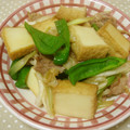 yuzuzu's cooksnap of when they made 厚揚げと豚ばら肉の炒め物.