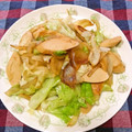 ★しょーこ★'s cooksnap of when they made キャベツと魚ニソの炒め物.