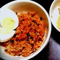 みかん粉's cooksnap of when they made 簡単韓国風チャーハン 早い！旨い！辛い！.