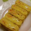 ブー吉's cooksnap of when they made 超簡単★かにかまの玉子焼き♪.