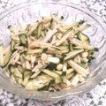 クマとキノコ's cooksnap of when they made エノキとキュウリのナムル.