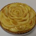 ショコわんだふる's cooksnap of when they made 桃のチーズカスタードタルト.