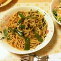 紫穂子's cooksnap of when they made ピーマンとしめじの和風パスタ.