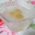 futaba8's cooksnap of when they made ぶどうのちょっぴり白ワイン寒天ゼリー♪.