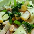 ちあみ's cooksnap of when they made ｴﾘﾝｷﾞとﾍﾞｰｺﾝのバジル炒め.
