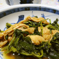 monchanママ's cooksnap of when they made 油揚げと大根葉の煮物.