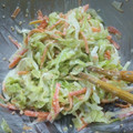 noitamina's cooksnap of when they made キャベツと人参のマヨ味噌和え.