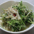 みふよのママ's cooksnap of when they made 速攻！簡単！豆苗とえのきの炒めナムル.