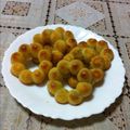 おに子's cooksnap of when they made サツマイモのヘルシー焼きドーナツ☆.