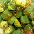 hinauri's cooksnap of when they made オクラのおかかぽん酢和え.