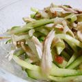 おゆきまま's cooksnap of when they made 夏にサッパリとキュウリとササミだけ梅あえ.