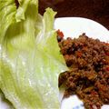meeko7's cooksnap of when they made 挽肉のレタス包み☆美味しい！ヘルシー‼.