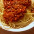 melonyuki's cooksnap of when they made ケチャップで作る♪簡単ミートソース★.