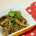 ちゃちゃだ's cooksnap of when they made 牛肉とシメジのしぐれ煮.