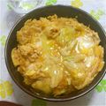 鯱あさこ's cooksnap of when they made たっぷりレタスの玉子丼♪.