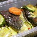 Rick_t's cooksnap of when they made ピリ辛　茄子とズッキーニの揚げびたし.