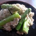 tomokoshiawase's cooksnap of when they made アスパラガスのゴマ白和え☆.