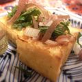 tomokoshiawase's cooksnap of when they made 厚揚げ焼いたん　ミョウガ＆大葉のせ.