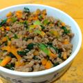 ちーまぐ's cooksnap of when they made ランチに豚ひき肉で簡単ビビンバ丼^^.