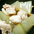 akomanman's cooksnap of when they made 冬瓜と鶏もも肉の煮物.