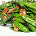 kangaru's cooksnap of when they made スナップえんどうのオイスターソース炒め.
