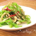 矢切のねぎちゃん's cooksnap of when they made チンジャオロースー風炒め物.