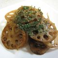 うまうまスマイル's cooksnap of when they made レンコンのバルサミコ酢炒め.