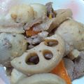 syuuka555's cooksnap of when they made たまにはこってり♬里芋豚バラずっしり煮♬.
