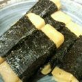 ぷにﾀﾝ's cooksnap of when they made 高野豆腐☆揚げのり巻き.