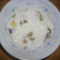 白いぐれーぷ's cooksnap of when they made ゼラチン不使用、ヘルシーレアチーズ.