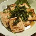時花菜's cooksnap of when they made お豆腐の１口ステーキ青じそドレッシング.