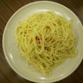 doramaruko's cooksnap of when they made 簡単　ペペロンチーノ.