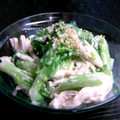 かえるのりんりん's cooksnap of when they made 菜の花のからしマヨ和え.