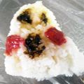 meff's cooksnap of when they made 簡単！ハロウィンおばけおにぎり♪.