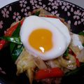 きよぴぃー's cooksnap of when they made 温玉のせ挽肉と野菜のあんかけ.