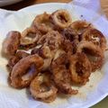 anntake's cooksnap of when they made 居酒屋おつまみ♪スルメイカの唐揚げ.