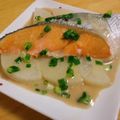 ミズキ。's cooksnap of when they made コクごまだれ☆鮭と大根フライパン蒸し.